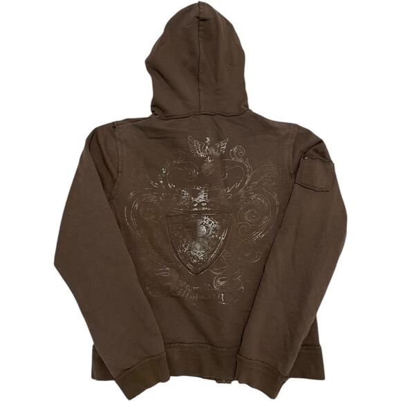 Billabong Y2K Regency Brown Distressed Jacket - Picture 2 of 8